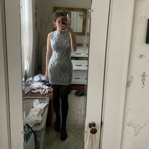 Elizabeth and James bodycon metallic dress